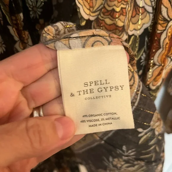 Spell Mystic short Robe Nightfall - Picture 3 of 4